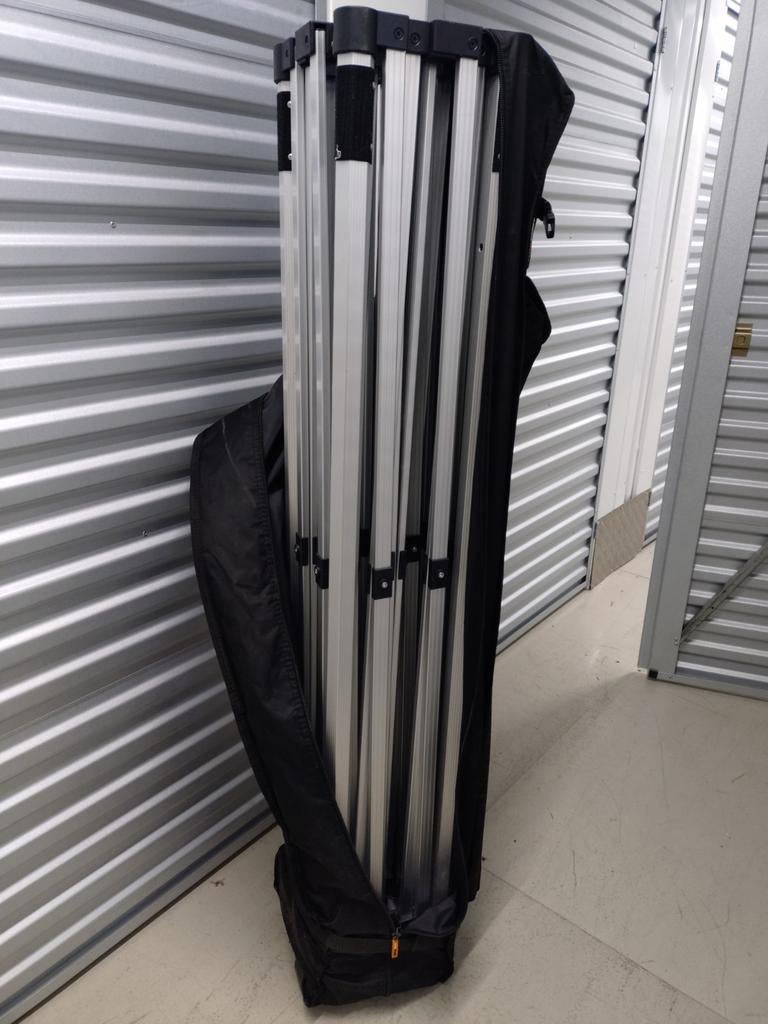 Toolport PRO Easy-Up 3x3 frame aluminium + tas op wielen, Ophalen, Opvouwbaar, Partytent, Minder dan 4 meter