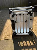 Stevige aluminium hondenbench / autobench, Dieren en Toebehoren, Hondenhokken, Ophalen, Zo goed als nieuw, 75 tot 110 cm, Minder dan 65 cm