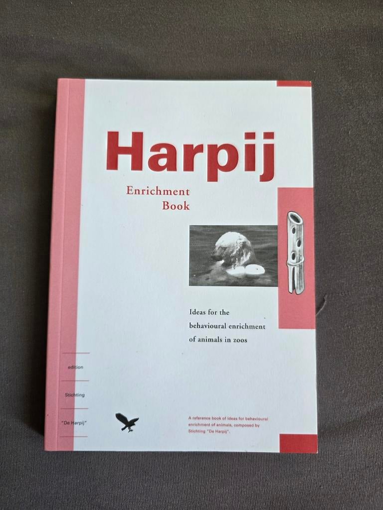 Harpij Enrichment Book: Gedragsverrijking voor Dieren, Ophalen of Verzenden, Nieuw, Natuur algemeen