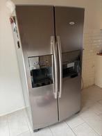 Grote Amerikaanse Koelkast - Whirlpool Side-by-Side, Ophalen, Gebruikt, 200 liter of meer, 60 cm of meer