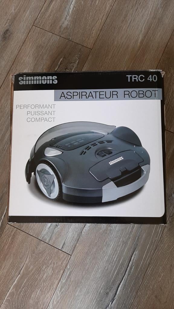 Simmons TRC 40 Robotstofzuiger - Nieuw in doos, Nieuw, Ophalen of Verzenden, Robotstofzuiger, Minder dan 1200 watt