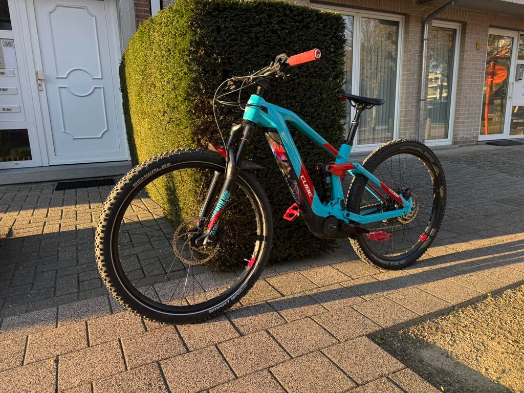 Cube Stereo elektrische mountainbike carbon frame 29 inch, Ophalen of Verzenden, Zo goed als nieuw, Aluminium, 24 inch of meer