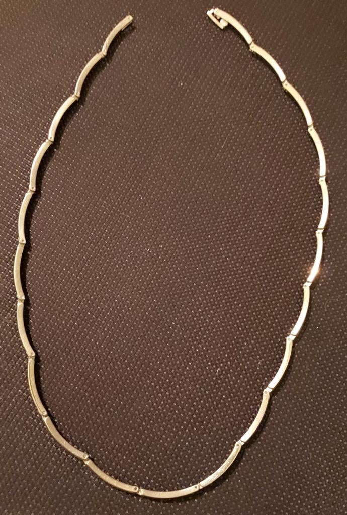 Halsketting - Collier - Boccia Titanium - Dames collier, Sieraden, Tassen en Uiterlijk, Kettingen, Ophalen of Verzenden, Zo goed als nieuw