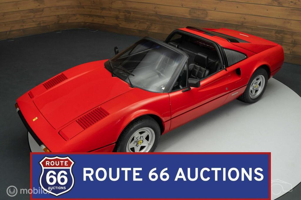 Ferrari 308 GTSi | 1982 | Route 66 Auctions, Auto's, Overige carrosserieën, Zwart, Bedrijf, Handgeschakeld