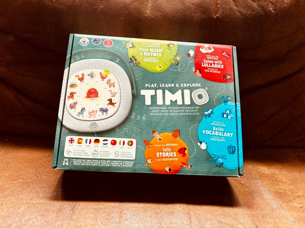 Timio Educatieve Audio Speler Starter Kit + 5 Discs, Ophalen of Verzenden, Nieuw, Taal en Lezen, Met geluid