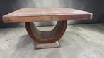 Vintage unieke tafel met uitschuifbaar blad, Huis en Inrichting, Tafels | Eettafels, Ophalen, Gebruikt, 50 tot 100 cm, Art deco