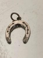 Antieke Zilveren Hoefijzer Bedel - Geluksbrenger, Overige merken, Gebruikt, Ophalen of Verzenden, 1 bedel