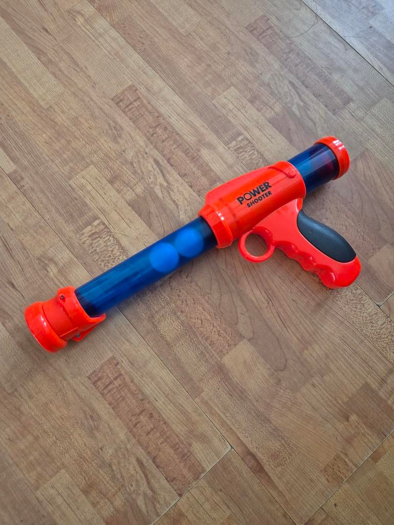 Power Shooter Ballen pistool, Kinderen en Baby's, Speelgoed | Buiten | Actiespeelgoed, Ophalen of Verzenden, Zo goed als nieuw