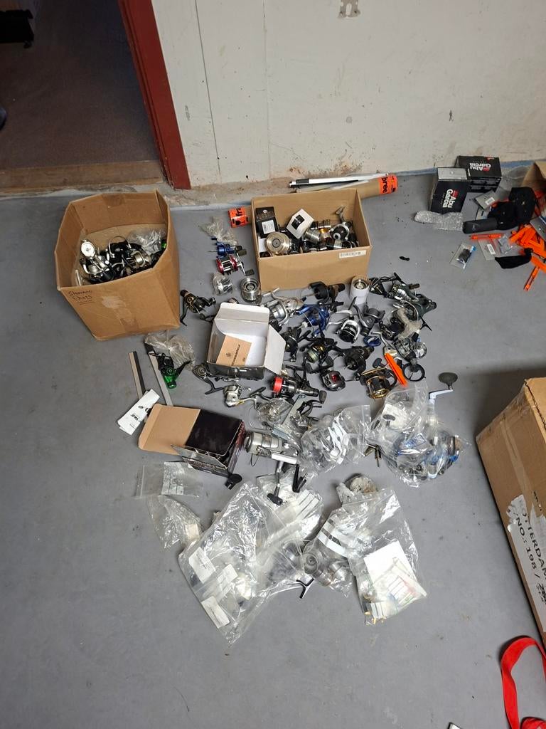 Daiwa, Shimano, ABU, Spro molen onderdelen, Watersport en Boten, Hengelsport | Algemeen, Daiwa, Shimano, ABU, Spro e,a., Molen