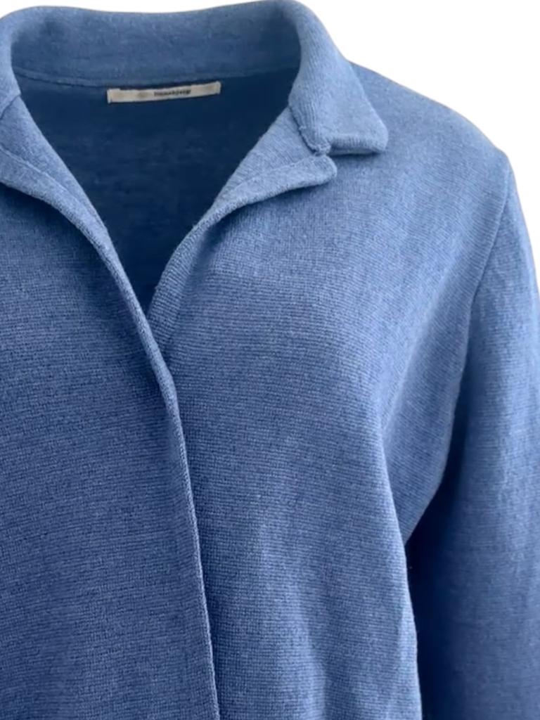 Sibin Linnebjerg vest XL, Maat 46/48 (XL) of groter, Zo goed als nieuw, Verzenden, Blauw