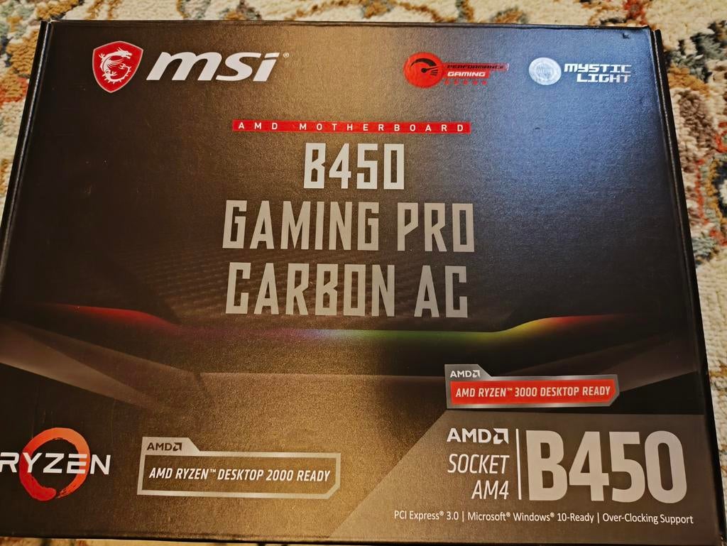 Msi B450 gaming pro moederbord, Computers en Software, Moederborden, Ophalen of Verzenden, DDR4