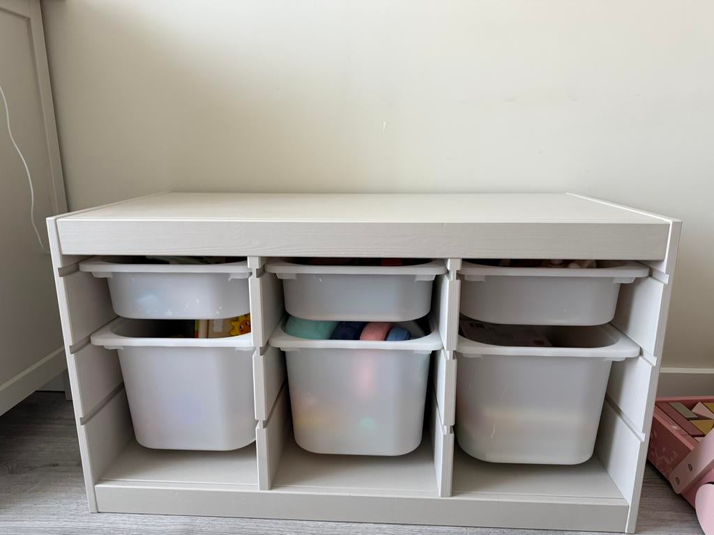 Ikea speelgoedkast, 105 cm of meer, Ophalen of Verzenden, Zo goed als nieuw, 75 tot 100 cm