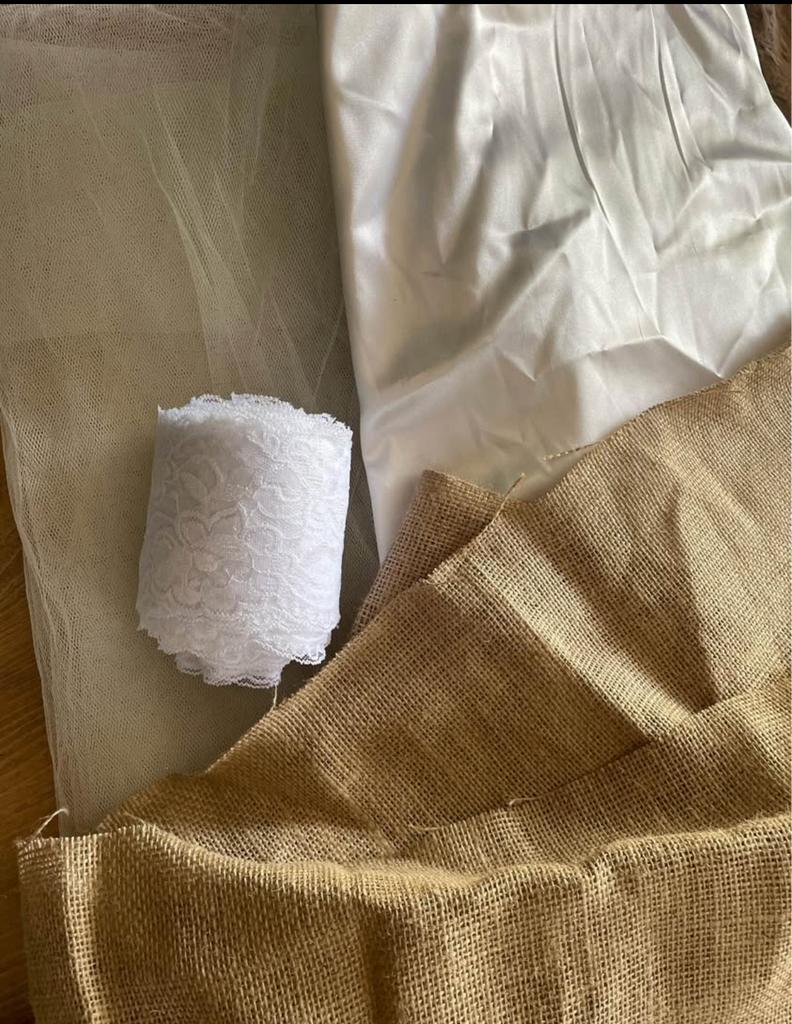 Verschillende stoffen ( leuk voor DIY bruiloft stof slinger), Ophalen of Verzenden, Nieuw