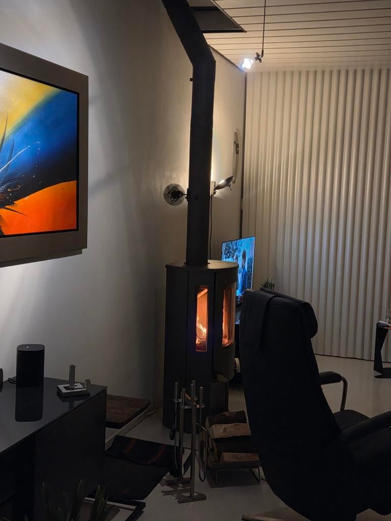 Houtkachel lotus prio 6, Ophalen, Gebruikt, Hout, Houtkachel
