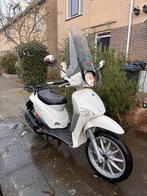Piaggio Liberty 2019 Koeriersbrommer Wit, Fietsen en Brommers, Scooters | Piaggio, Ophalen, Gebruikt, Overige modellen, Maximaal 45 km/u