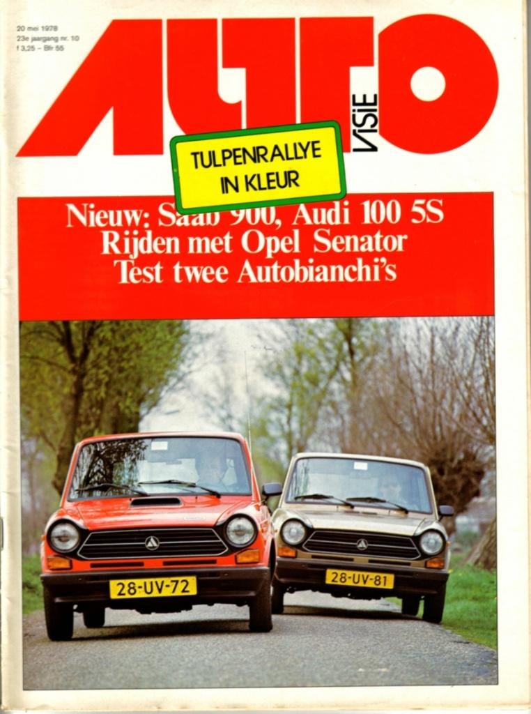 Autovisie Dubbeltest Autobianchi A112 Mei 1978, Ophalen of Verzenden, Gelezen, Overige merken