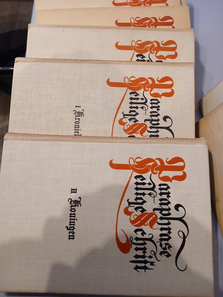 Paraphrase Heilige Schrift - Complete set (excl. Markus), Boeken, Ophalen of Verzenden, Gelezen, Christendom | Protestants