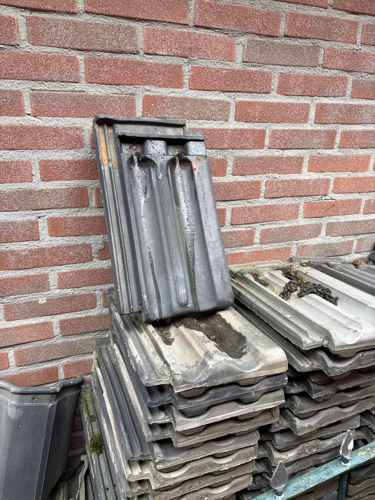 Gebruikte dakpannen, grijs, Ophalen, Gebruikt, Steen of Klei, 15 m² of meer