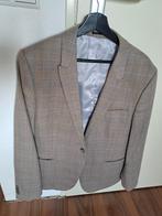Beige/licht bruine colbert in ruitmotief. Maat: 54, Kleding | Heren, Kostuums en Colberts, Ophalen of Verzenden, Zo goed als nieuw
