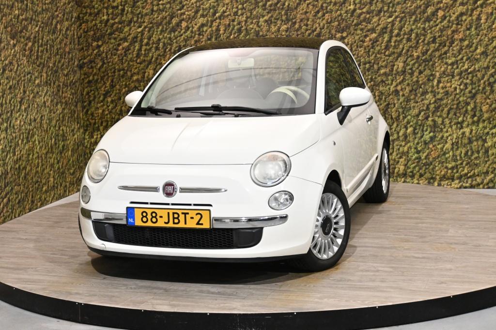 Fiat 500 1.2 Lounge Automaat | Airco (bj 2009), Auto's, Euro 5, Gebruikt, 1242 cc, 4 cilinders