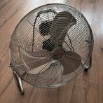 Pro Breeze Chrome Vloerventilator 50cm - 3 Snelheden, 120W, Ophalen, Gebruikt, Vloerventilator