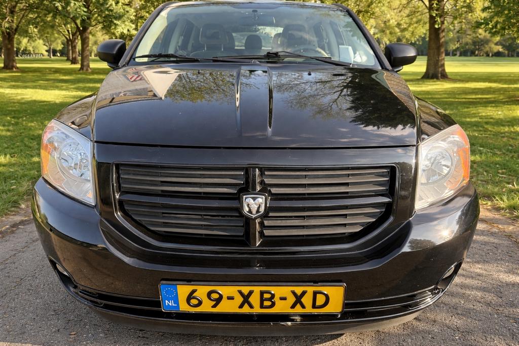Dodge Caliber 2.0 CVT 2007 Zwart, Auto's, Dodge, 1998 cc, Zwart, Zwart, Origineel Nederlands