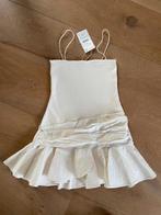 Jurk met rouche, ZARA (maat M) NIEUW!, Kleding | Dames, Maat 38/40 (M), Nieuw, Ophalen of Verzenden, Onder de knie