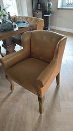 6 riviera maison stoelen leer, Ophalen of Verzenden, Zo goed als nieuw, 75 tot 100 cm, Leer