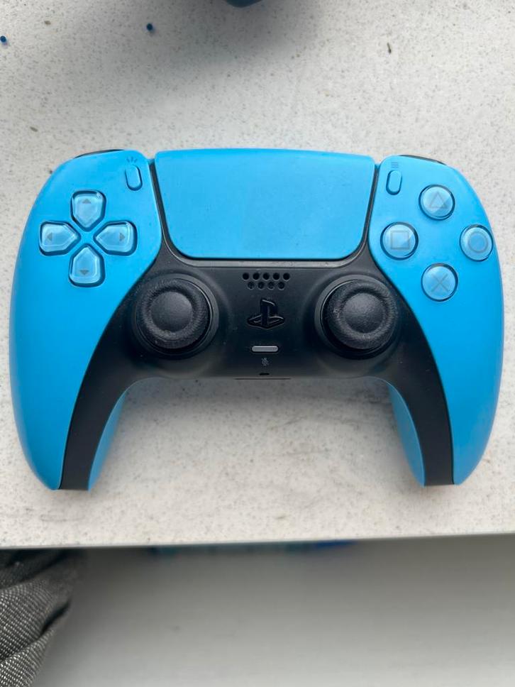 Blauwe PS5 Controller met stick drift - DualSense, Spelcomputers en Games, Spelcomputers | Sony PlayStation 5, Niet werkend, Ophalen of Verzenden