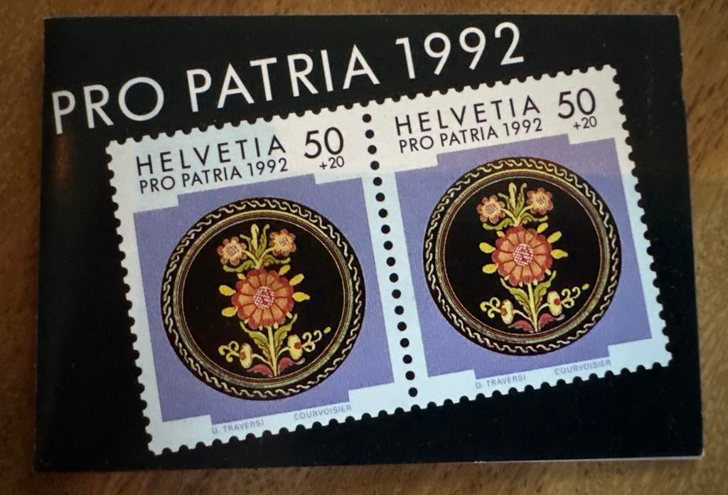 Zwitserland PRO PATRIA 1992 postzegels, Ophalen of Verzenden, Postfris
