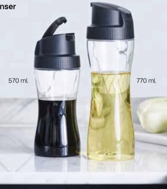 Nieuwe Tupperware Dispensers - Olie & Azijn Flessen, Huis en Inrichting, Keuken | Tupperware, Nieuw, Beker of Kan, Wit, Ophalen of Verzenden