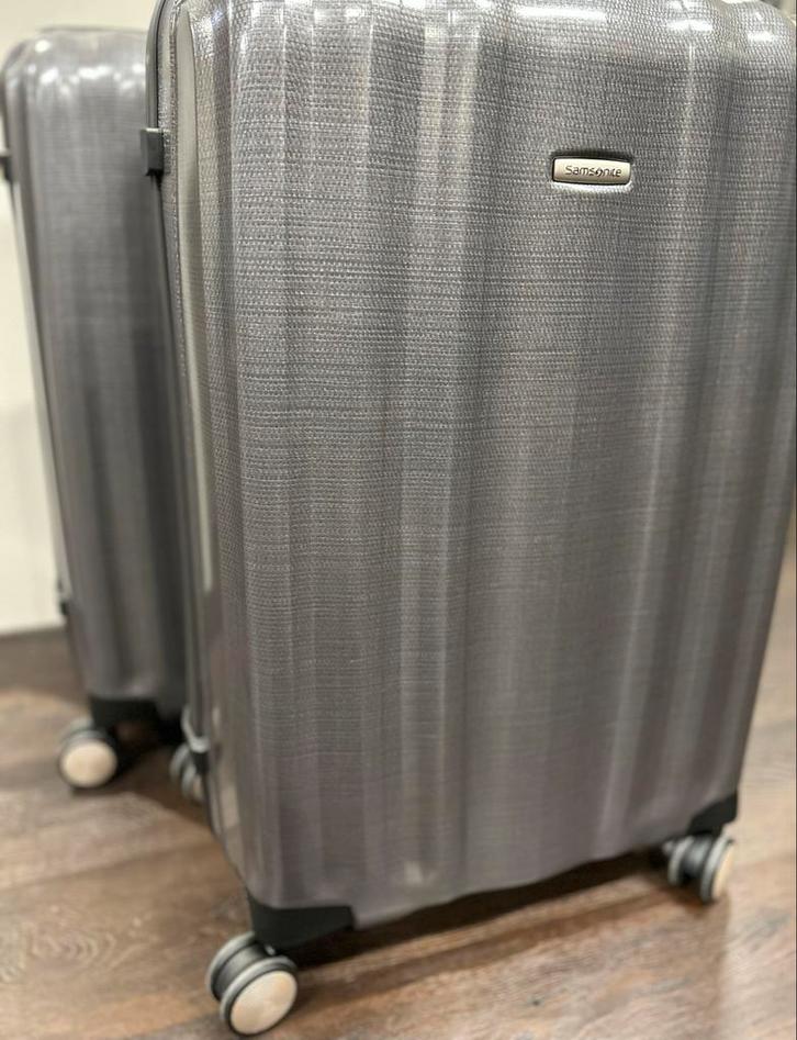 Nieuwe Samsonite Lite Cube Spinner - 96 liter - Eclipse Grey, Sieraden, Tassen en Uiterlijk, Koffers, Nieuw, Hard kunststof, 70 cm of meer
