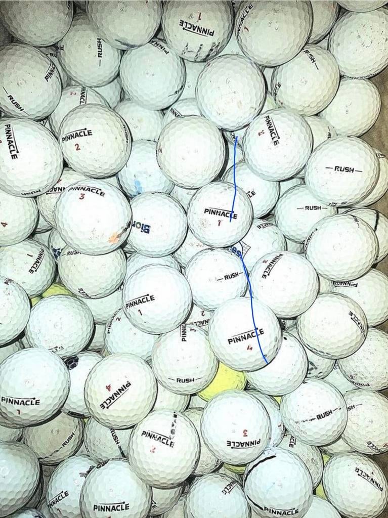 50 Pinnacle Rush golfballen, Sport en Fitness, Golf, Ophalen of Verzenden, Zo goed als nieuw, Bal(len)