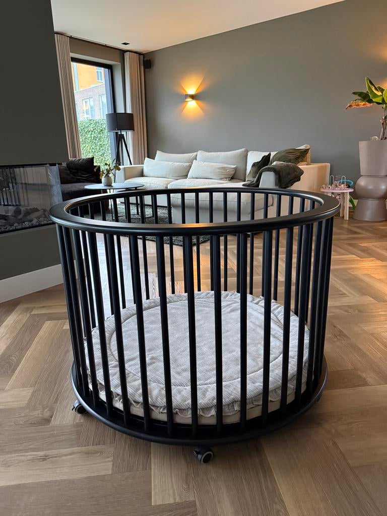 Bopita box, rond, incl. matras en boxkleed, Kinderen en Baby's, Boxen, Ophalen of Verzenden, Zo goed als nieuw, Rond, Boxkleed