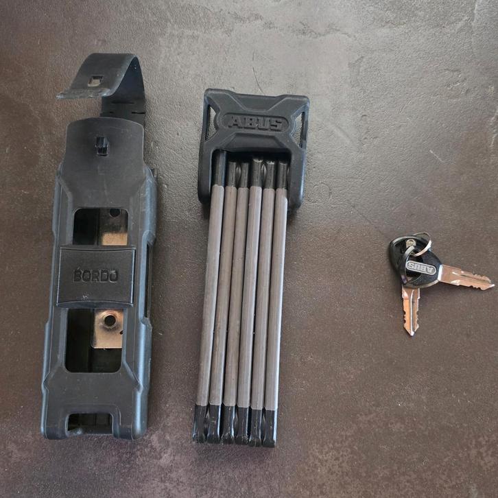 ABUS BORDO 6000 fietsslot 90 cm., Fietsen en Brommers, Fietsaccessoires | Fietssloten, Zo goed als nieuw, Vouwslot, Ophalen of Verzenden