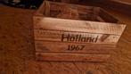 Decoratief houten kratje 'Holland 1967', Ophalen, Minder dan 50 cm, Gebruikt, Minder dan 50 cm