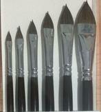 Serie penselen van eekhoornhaar, Ophalen of Verzenden