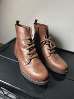 Verhulst bruine leren veterlaarzen, maat 44, Bruin, Lage of Enkellaarzen, Verhulst, Ophalen of Verzenden
