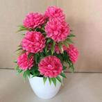 Roze Kunst Chrysanten Met Pot Bloemen Planten Sier Nep Decor, Verzenden, Nieuw