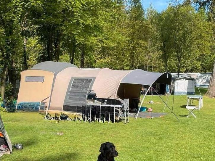 Cabanon Manga Deluxe '18 met imperial, voortent & luifels, Caravans en Kamperen, Vouwwagens, Cabanon, meer dan 6, Antraciet, Aanwezig