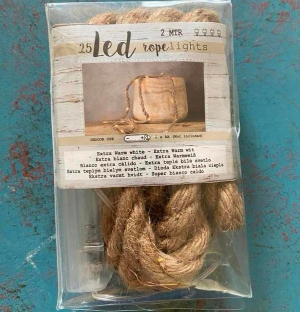 Lichtsnoer 2 meter Nieuw! 25 led, Ophalen of Verzenden, Nieuw, Minder dan 50 cm