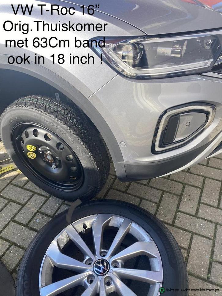 Reservewiel Thuiskomer VW Golf 7 8 T-Roc AUDI A3, Orig. VW 1, Auto-onderdelen, Banden en Velgen, Banden en Velgen, All Season