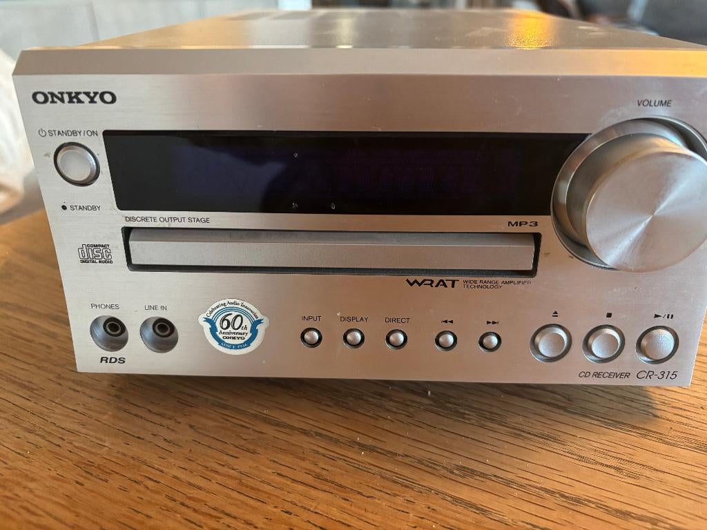 onkyo cr315 te koop, Ophalen, Gebruikt, 120 watt of meer, Onkyo