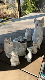 Gratis: aardewerk katten. Wit. Decoratie., Ophalen, Zo goed als nieuw, Dier