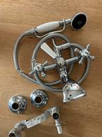 Dornbracht badkraan met handdouche - chroom/keramiek, Ophalen of Verzenden, Gebruikt, Chroom, Kraan