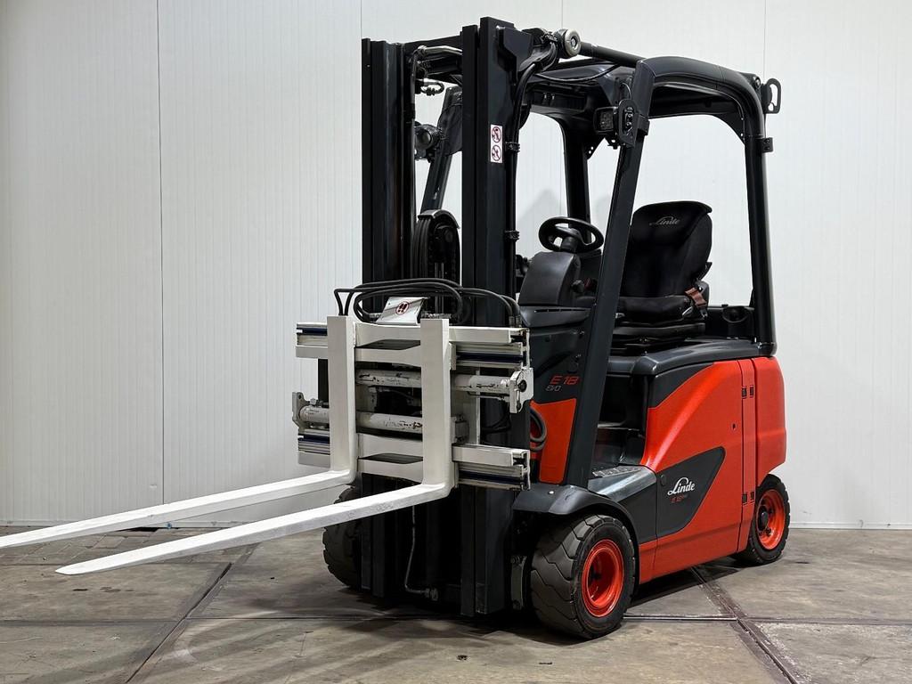 Linde E18 PH Triplex Vorkversteller Sideshift lage urenstand, 1000 tot 2000 kg, Overige aandrijving, Heftruck, Linde