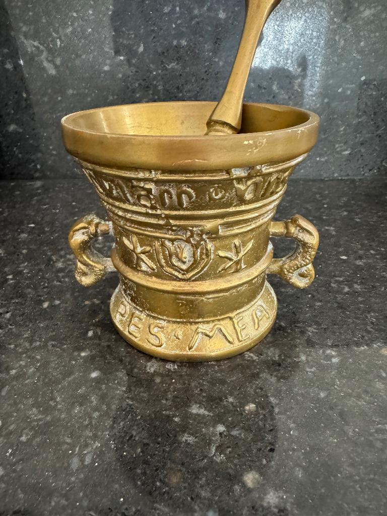 Koperen vijzel, Antiek en Kunst, Antiek | Koper en Brons, Ophalen, Koper