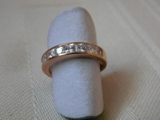 100% ZILVEREN & 14kt VERGULD RING MET .925 ZILVERSTEMPEL, Overige materialen, Overige kleuren, Verzenden, Nieuw
