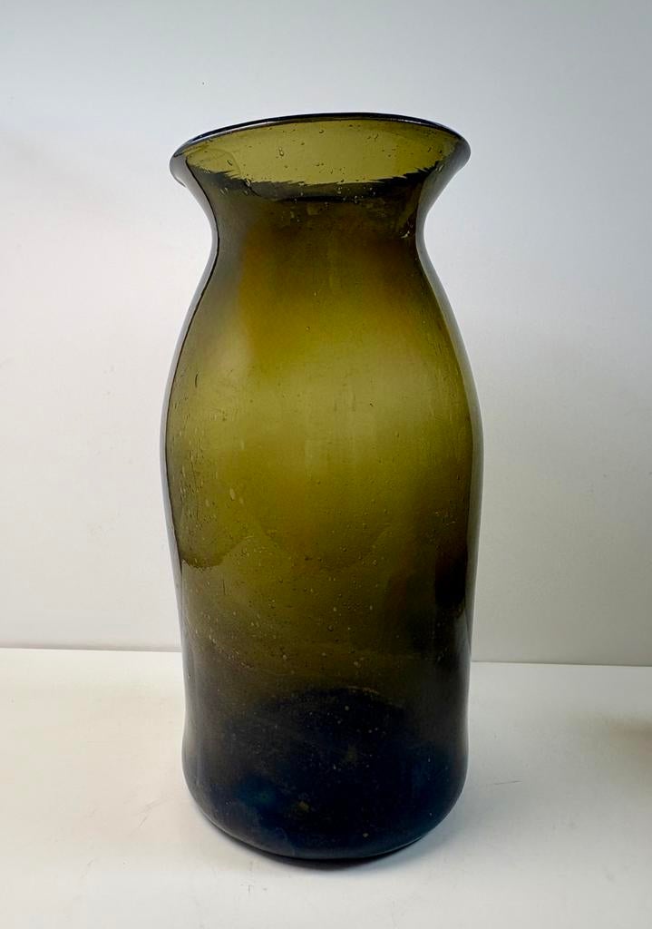 Franse voorraad fles 1800-1820, Huis en Inrichting, Woonaccessoires | Vazen, Overige kleuren, Ophalen of Verzenden, Minder dan 50 cm