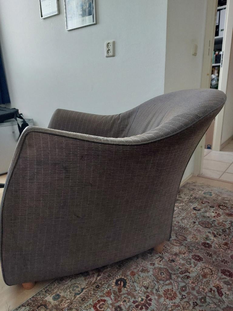 Design fauteuil van ontwerper Gerard van den Berg LABEL, Ophalen, Gebruikt, Design, 75 tot 100 cm